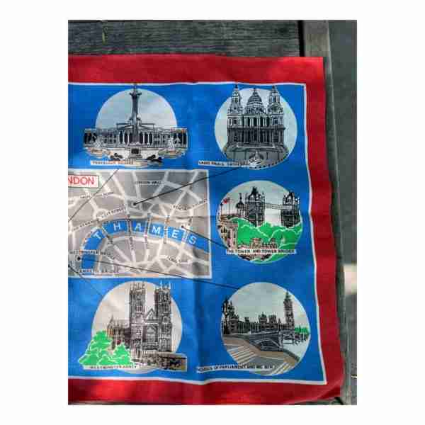 Vintage London Linen Blend Kitchen Towel Decorative Tourist Travel Historic Sites - Image 8