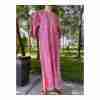 Vintage OOAK Robe Kimono Sleeve Floral Embroidery Soutache Braided trim Buttons - Image 10