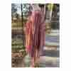 Free People Jojo Mixed Media Long Sleeve Lace Trim Top Size S NWT Dusty Rose - Image 6