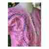 Vintage OOAK Robe Kimono Sleeve Floral Embroidery Soutache Braided trim Buttons - Image 2