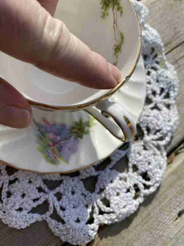 AYNSLEY Bone China England BLUEBELL TIME #C1193 Set Tea Cup & Saucer - Image 12