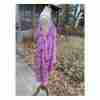 Elaine Rose Lilac High Low Midi Dress Poppy Draped - Image 11