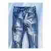 Revamped High Rise Jeans Skinny Distressed Painted - Image 8