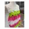 Beach Tank Top Crotchet Mesh Tiered Dip Dye - Image 6
