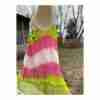 Beach Tank Top Crotchet Mesh Tiered Dip Dye - Image 3