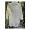 Esme & Esyllte Anthro Shirt Cotton Lace Stripes