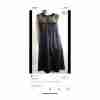Marc Jacobs 100% Silk Little Black Dress Lace Pleats Sz 2 Twee - Image 18