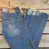 Vintage | 90s American Eagle Jeans Low Rise Distressed Sz 4P Hong Kong - Image 14