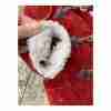 1970s Penny Lane Style Jacket Rust Corduroy Sherpa - Image 9