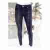 American Eagle Black Skinny Mid Rise Jeans Tie Dye Sz 8R