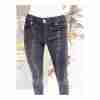 American Eagle Black Skinny Mid Rise Jeans Tie Dye Sz 8R - Image 10