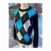 90's French Toast Argyle Sweater Crew Private School Sz 12/14