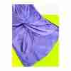 Y2K Le Chateau Purple Satin Blouse Twist Knot Sz XXS - Image 4