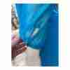 Vintage 60s Party Time Fashions Blue Mini Dress Silky Overlay Balloon Sleeve - Image 12