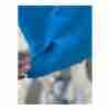 Vintage 60s Party Time Fashions Blue Mini Dress Silky Overlay Balloon Sleeve - Image 10