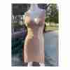 Shapewear Dress Nude Blush Knee Length Sz M