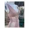 Shapewear Dress Nude Blush Knee Length Sz M - Image 2