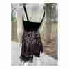 Bebe Tank Dress Silk Animal Print Skirt Bandage Bodice Sz S - Image 6