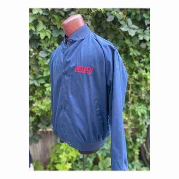 Vintage 80s WestArk Usa Workwear Jacket Bomber Snaps Sz L Airtech Advanced Materials Group - Image 4