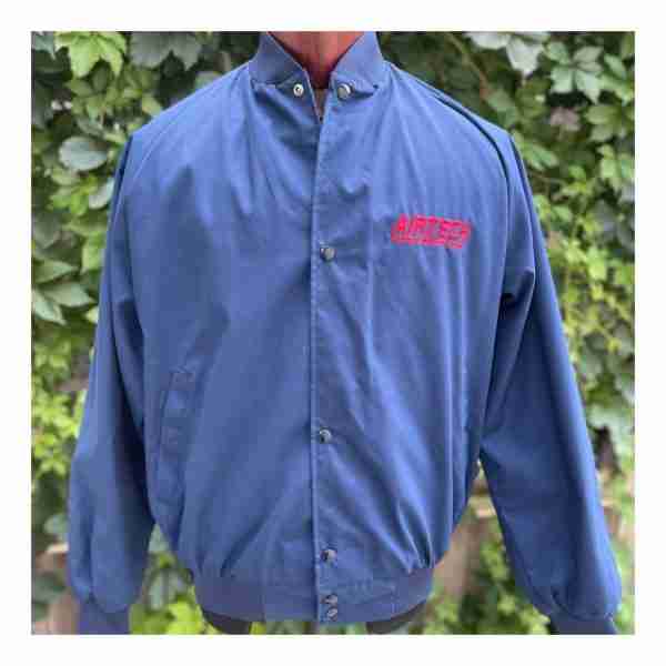 Vintage 80s WestArk Usa Workwear Jacket Bomber Snaps Sz L Airtech Advanced Materials Group