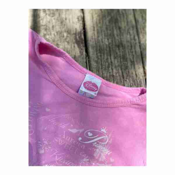 Disney Princess Pink Tee Shirt Cotton Sz 5 - Image 6