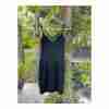 Vintage 90s Jackie K Little Black Dress Mini Rope Detail Collar - Image 2