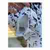 Vintage 80s Wiggle Dress Set Bolero Black White Abstract New Wave Sz S Cotton - Image 12