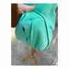 Vintage 60s Green Textured Mini Dress Button Up Shift - Image 3