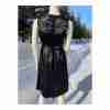 Marc Jacobs 100% Silk Little Black Dress Lace Pleats Sz 2 Twee - Image 11