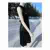 Marc Jacobs 100% Silk Little Black Dress Lace Pleats Sz 2 Twee - Image 13