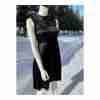 Marc Jacobs 100% Silk Little Black Dress Lace Pleats Sz 2 Twee - Image 12