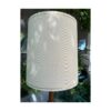 60s Walnut Table Lamp Mod Black Red Lava Chalkware Ceramic Body Mid-Century Vintage Retro - Image 24