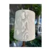 60s Walnut Table Lamp Mod Black Red Lava Chalkware Ceramic Body Mid-Century Vintage Retro - Image 26