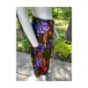 Vintage 80s Rouie Floral Bermuda Shorts Tropical Pleat Front Wide Leg 100% Brushed Cotton Sz 12 - Image 8