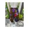 Vintage 80s Rouie Floral Bermuda Shorts Tropical Pleat Front Wide Leg 100% Brushed Cotton Sz 12 - Image 6