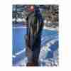 Vintage The Bay Men's Leather Trench Coat Double Breast Belted Notched Collar Quilted Liner Sz 44 - Image 7