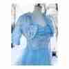 True Vintage 50s Prom Dress Maxi Sky Blue Tulle Matching Bolero Sweetheart S/M - Image 15