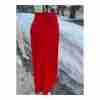 Vintage 70s Handmade Maxi Skirt Red A Line Retro Disco XS/S - Image 5