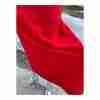 Vintage 70s Handmade Maxi Skirt Red A Line Retro Disco XS/S - Image 8