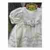 Cinderella Ivory Satin Formal Dress Sz 9M Blush Florals Puff Sleeves Party - Image 3