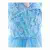 True Vintage 50s Prom Dress Maxi Sky Blue Tulle Matching Bolero Sweetheart S/M - Image 11