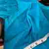 Vintage 60s Party Time Fashions Blue Mini Dress Silky Overlay Balloon Sleeve - Image 18