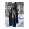 Vintage ﻿Anne Marie Women's Geometric Leather Suede Button-Down Jacket Black Medium Western Cowboy - Image 7