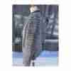 Tanjay Boucle Knit Blazer Black White SIngle Breast Velvet Trim Sz 14P - Image 3