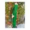 Vintage 70s does Victorian Emerald Green Velvet Maxi Dress Ivory Lace High Neck Collar and Cuffs - Image 13