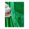 Vintage 70s does Victorian Emerald Green Velvet Maxi Dress Ivory Lace High Neck Collar and Cuffs - Image 4