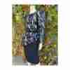 Vintage 80s Nu-Mode Power Shoulder Asymmetrical Dress Princess Diana - Image 10