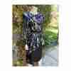 Vintage 80s Nu-Mode Power Shoulder Asymmetrical Dress Princess Diana - Image 5