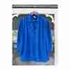 Vintage 80s Electric Blue Blouse Princess Sleeve Balloon Volup