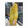 80s Better Half Fashions Power Blazer Yellow & Black Polkadots Double Breast 3/4 Sleeve - Image 3